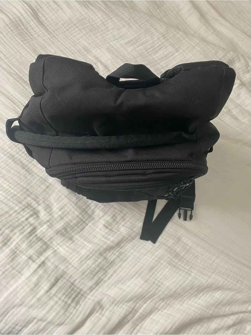 Black Tactical Baby Gear Backpack